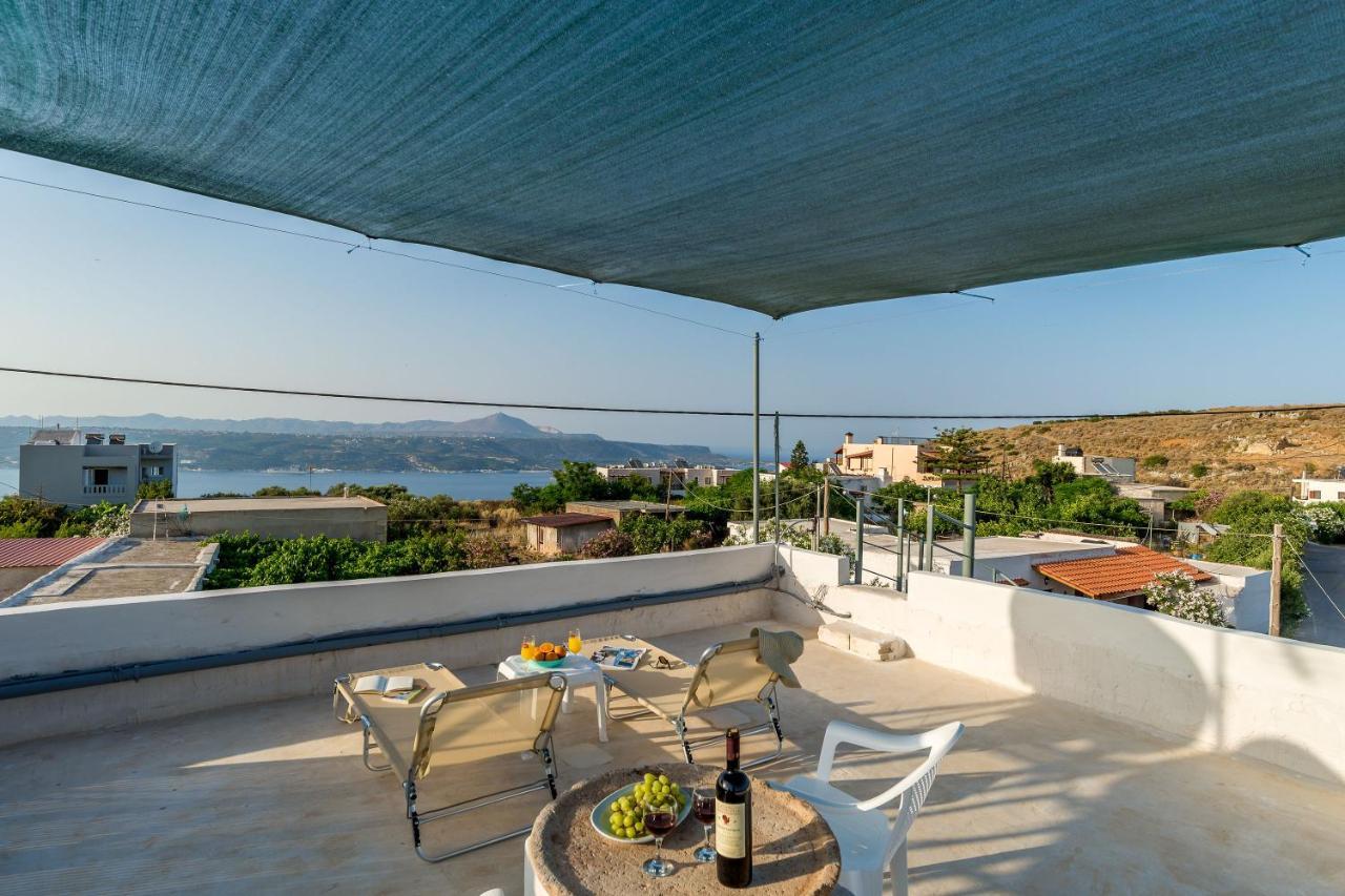 Bella-Maria At Aptera With Mountain And Sea View !! Ханья Экстерьер фото